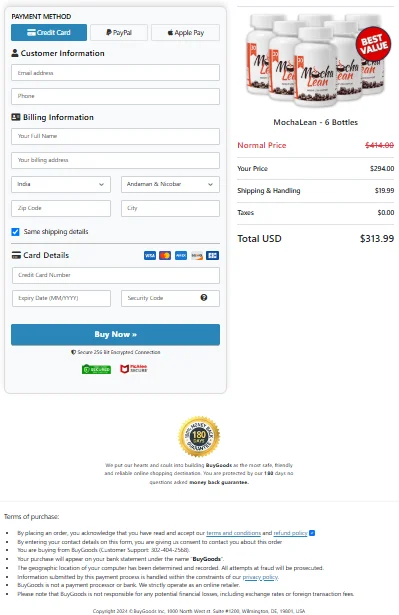 Mochalean Checkout